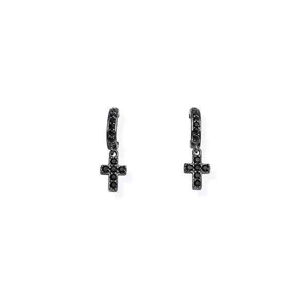 Amen Pair Of Earrings Amen, 925 Silver