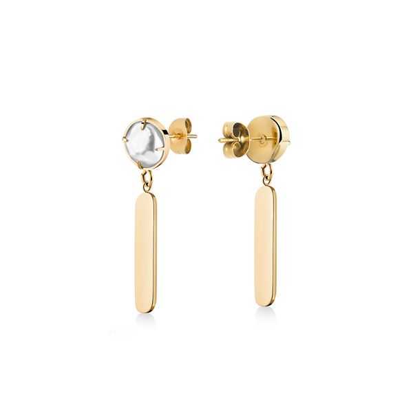 Rosefield Pair Of Earrings Rosefield, Steel