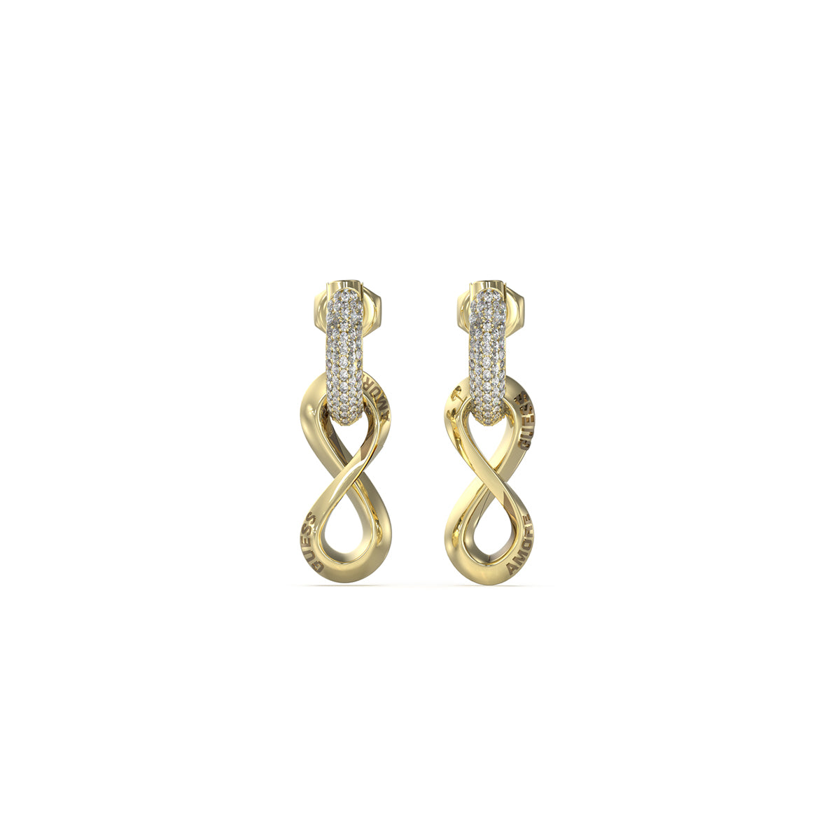 Guess Pair Of Earrings Guess, Steel