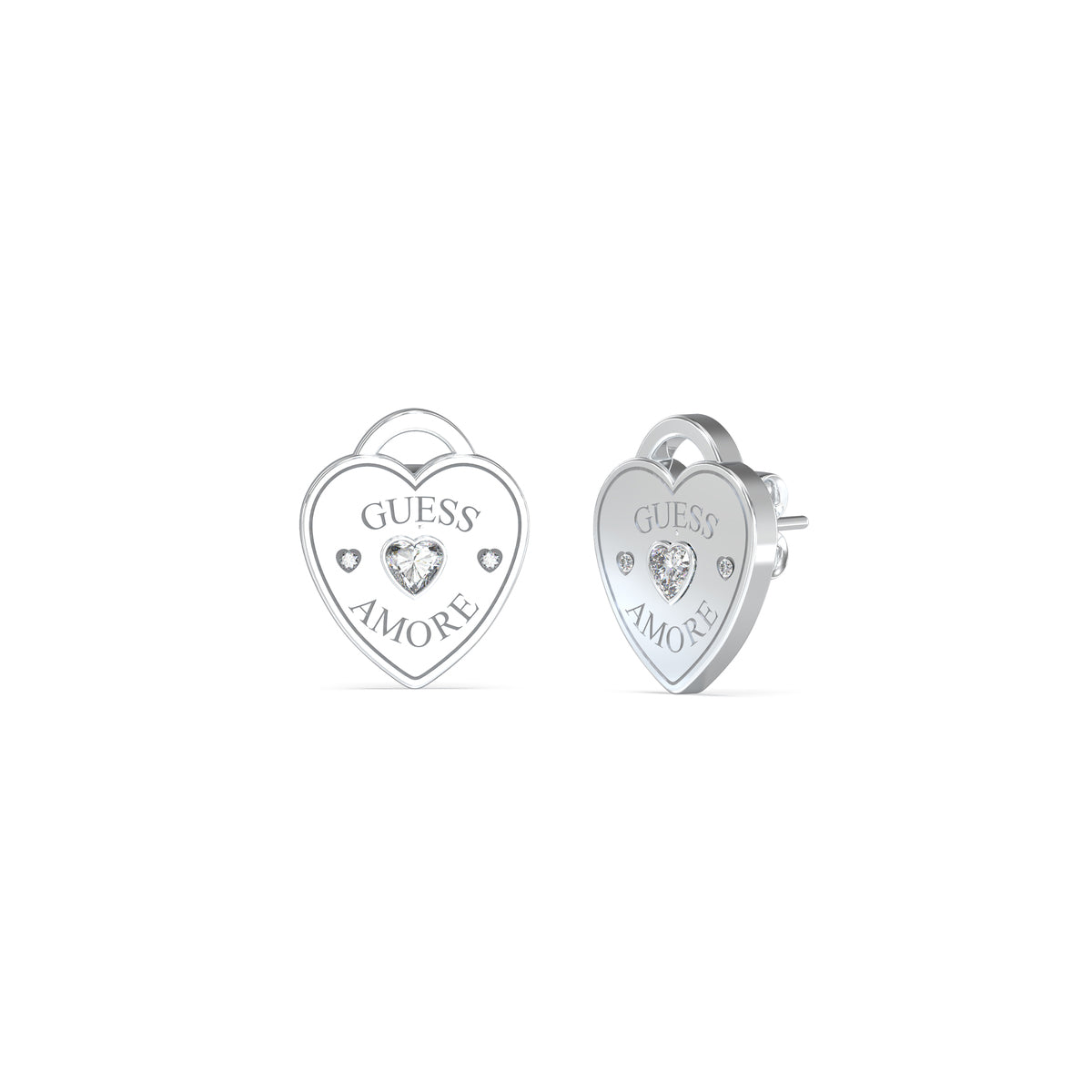 Guess Pair Of Earrings Guess, Steel