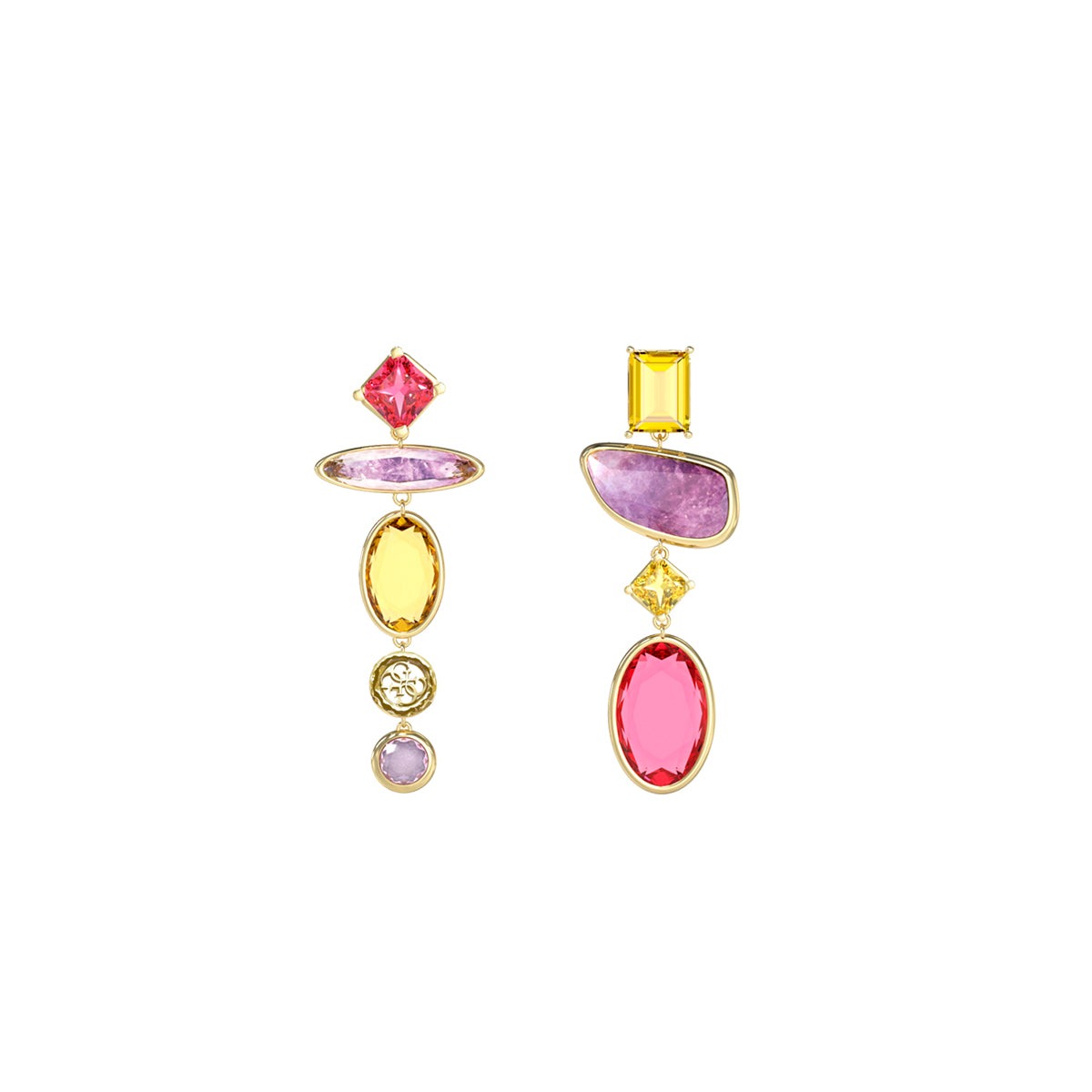 Guess Pair Of Earrings Guess, Steel