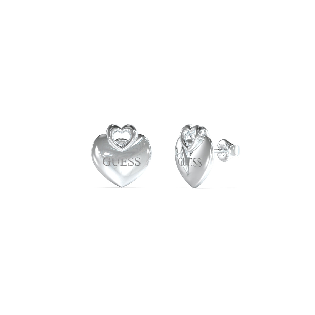 Guess Pair Of Earrings Guess, Steel