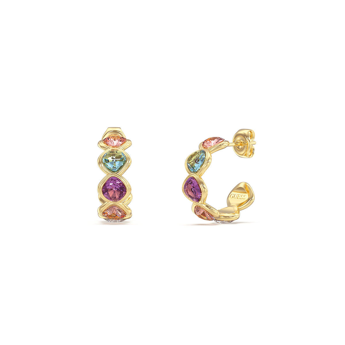 Guess Pair Of Earrings Guess, Steel