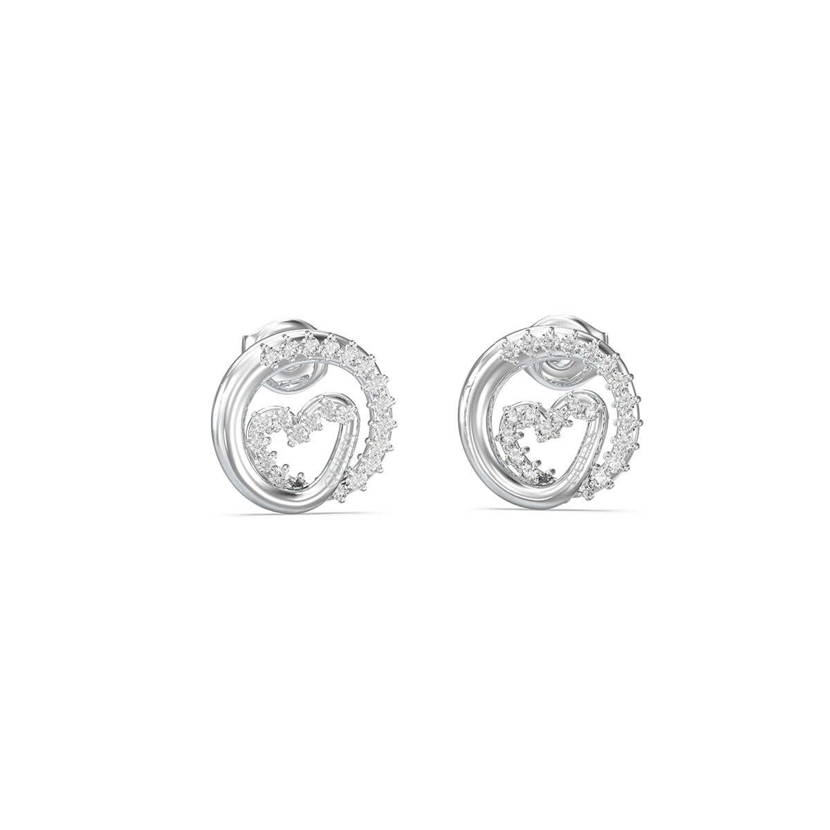 Guess Pair Of Earrings Guess, Steel