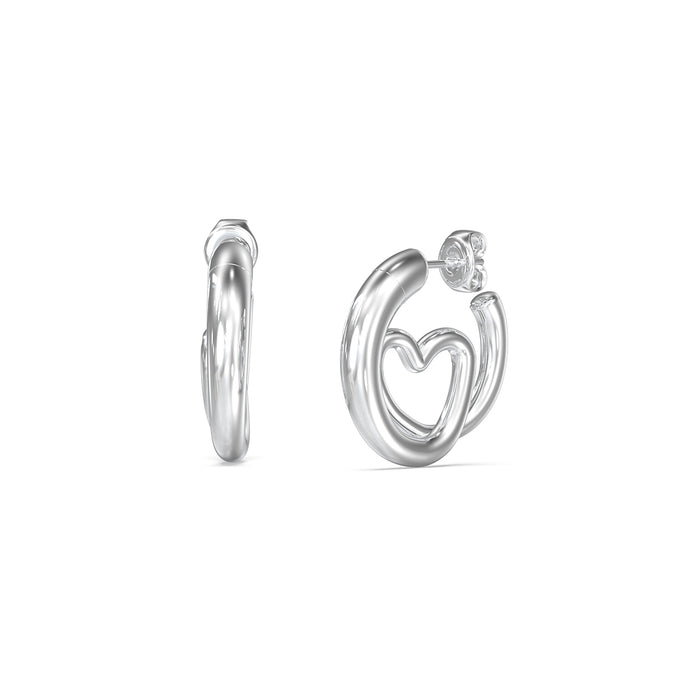 Guess Pair Of Earrings Guess, Steel