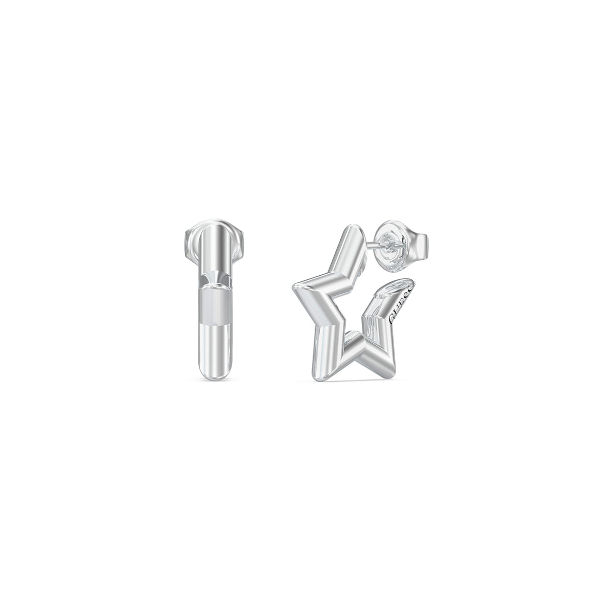 Guess Pair Of Earrings Guess, Steel