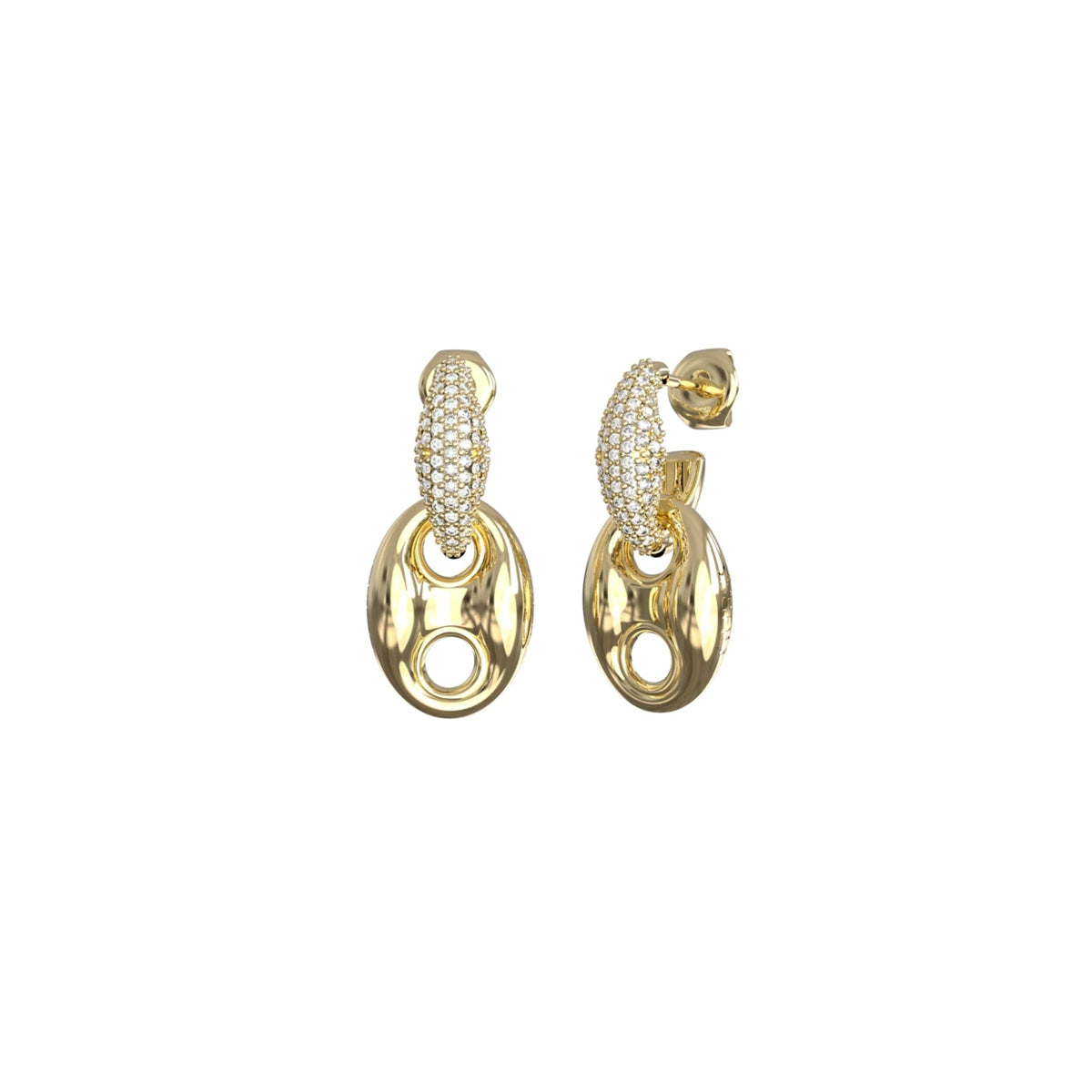 Guess Pair Of Earrings Guess, Steel