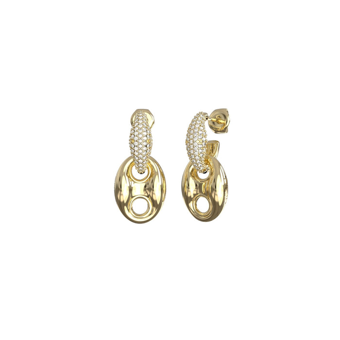 Guess Pair Of Earrings Guess, Steel