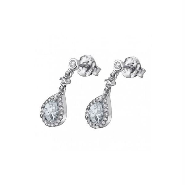 Lotus Silver Pair Of Earrings Lotus Silver, 925 Silver