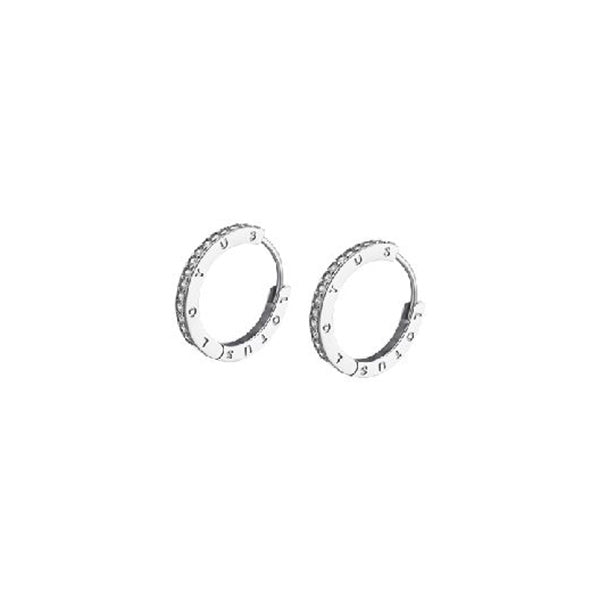 Lotus Silver Pair Of Earrings Lotus Silver, 925 Silver