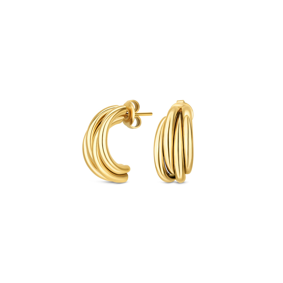 One Pair Of Earrings One, Steel