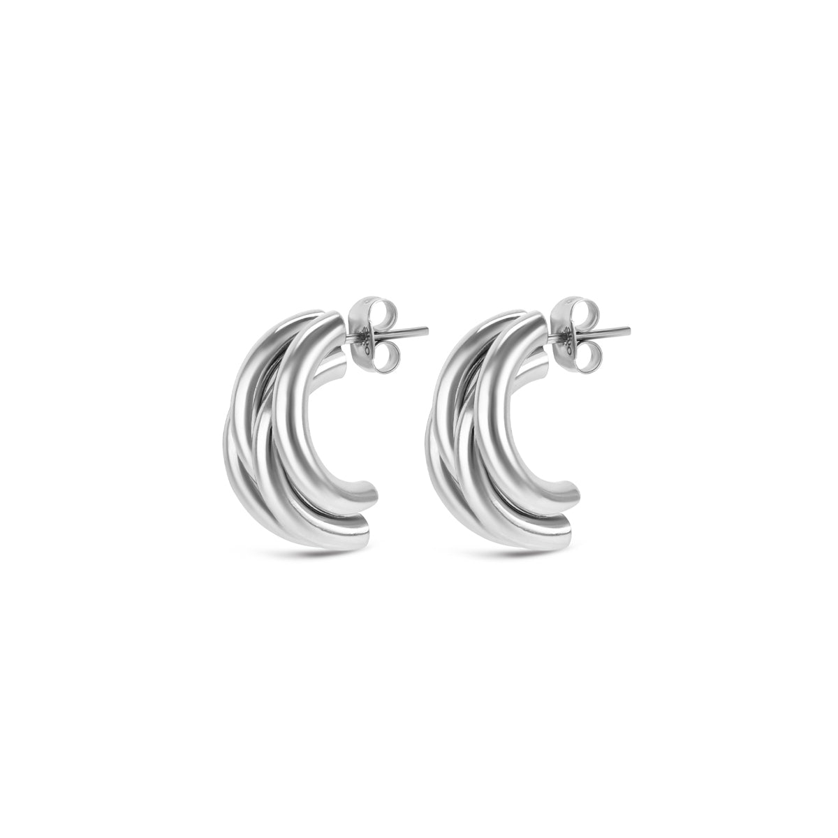 One Pair Of Earrings One, Steel