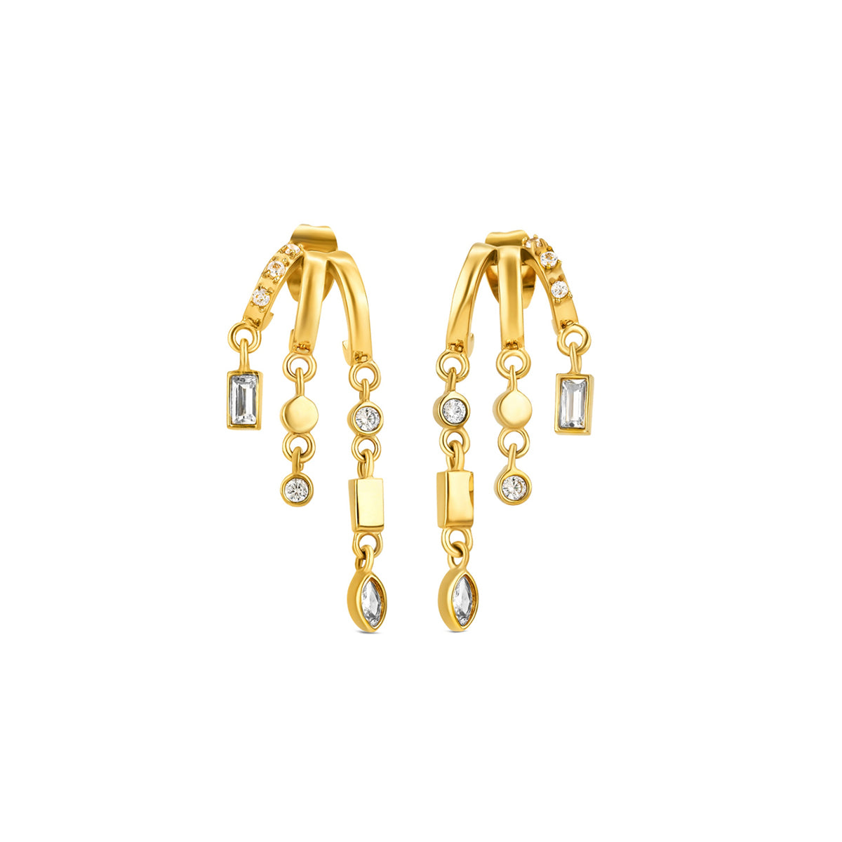 One Pair Of Earrings One, Steel
