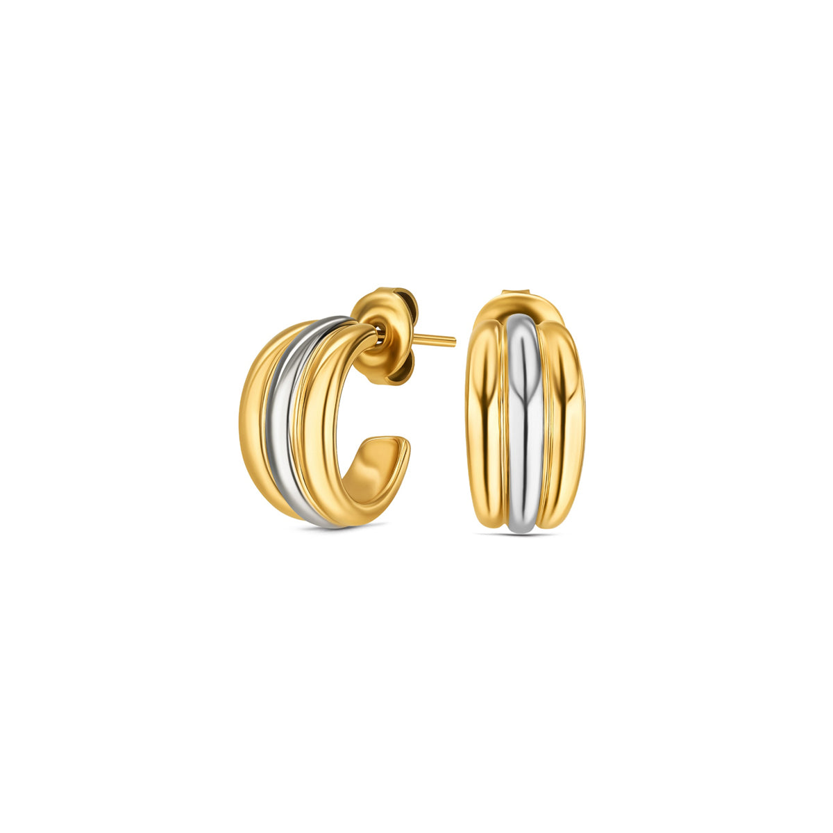 One Pair Of Earrings One, Steel