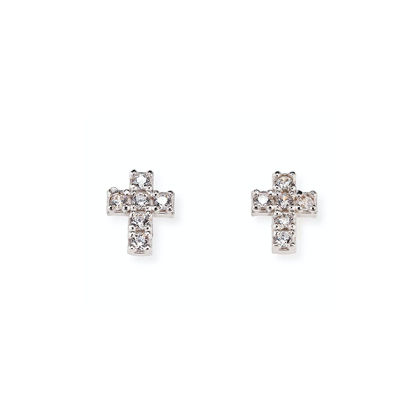 Amen Pair Of Earrings Amen, 925 Silver