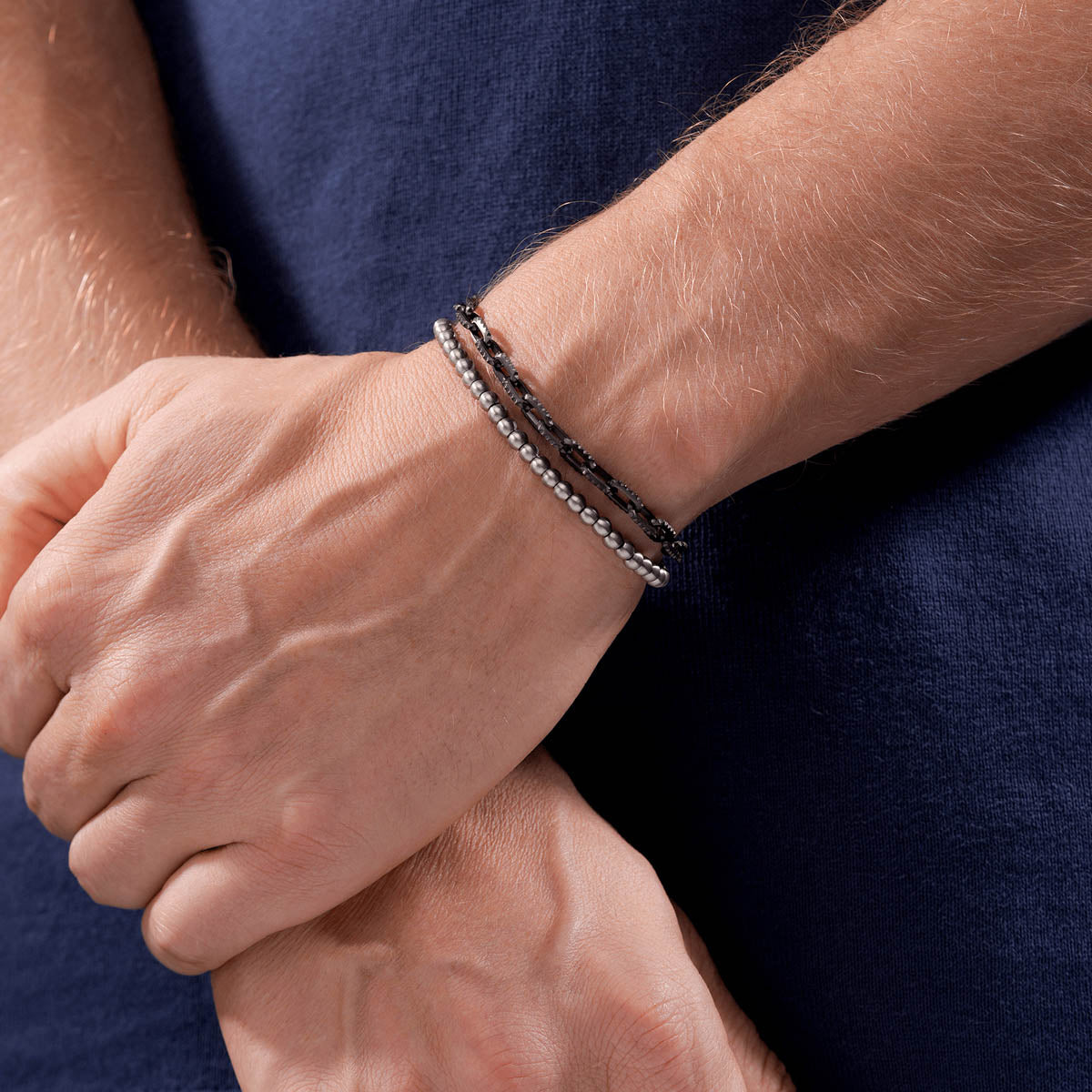 Police Outlet Bracelet, Steel