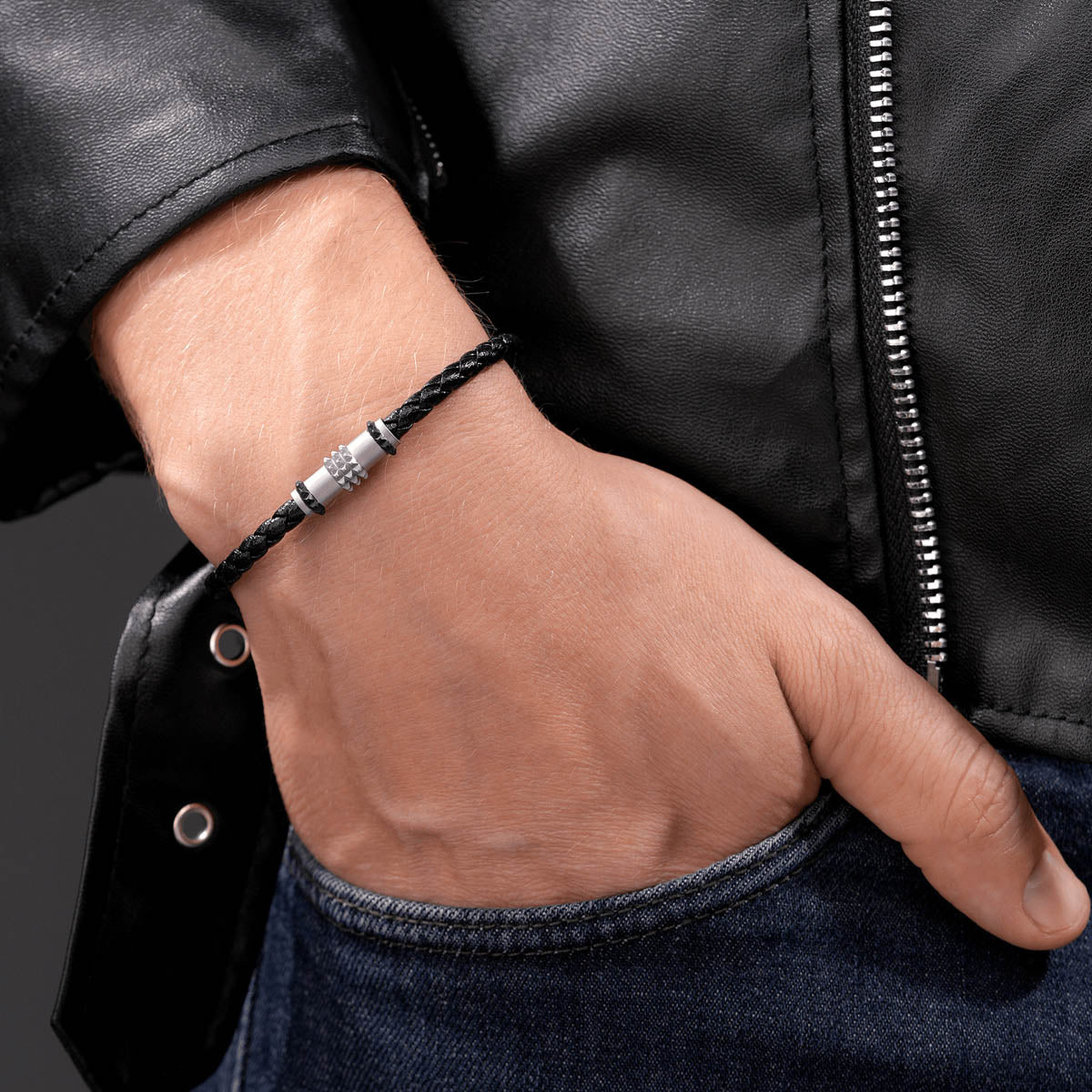 Police Outlet Bracelet, Steel