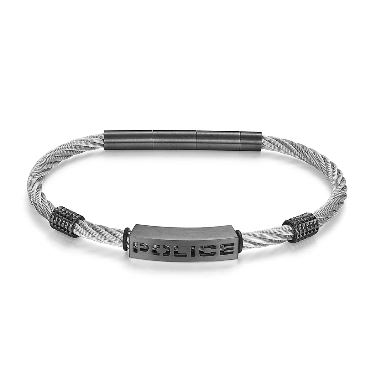 Police Outlet Bracelet, Steel
