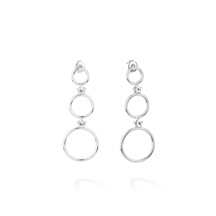 Radiant Pair Of Earrings Radiant, Steel