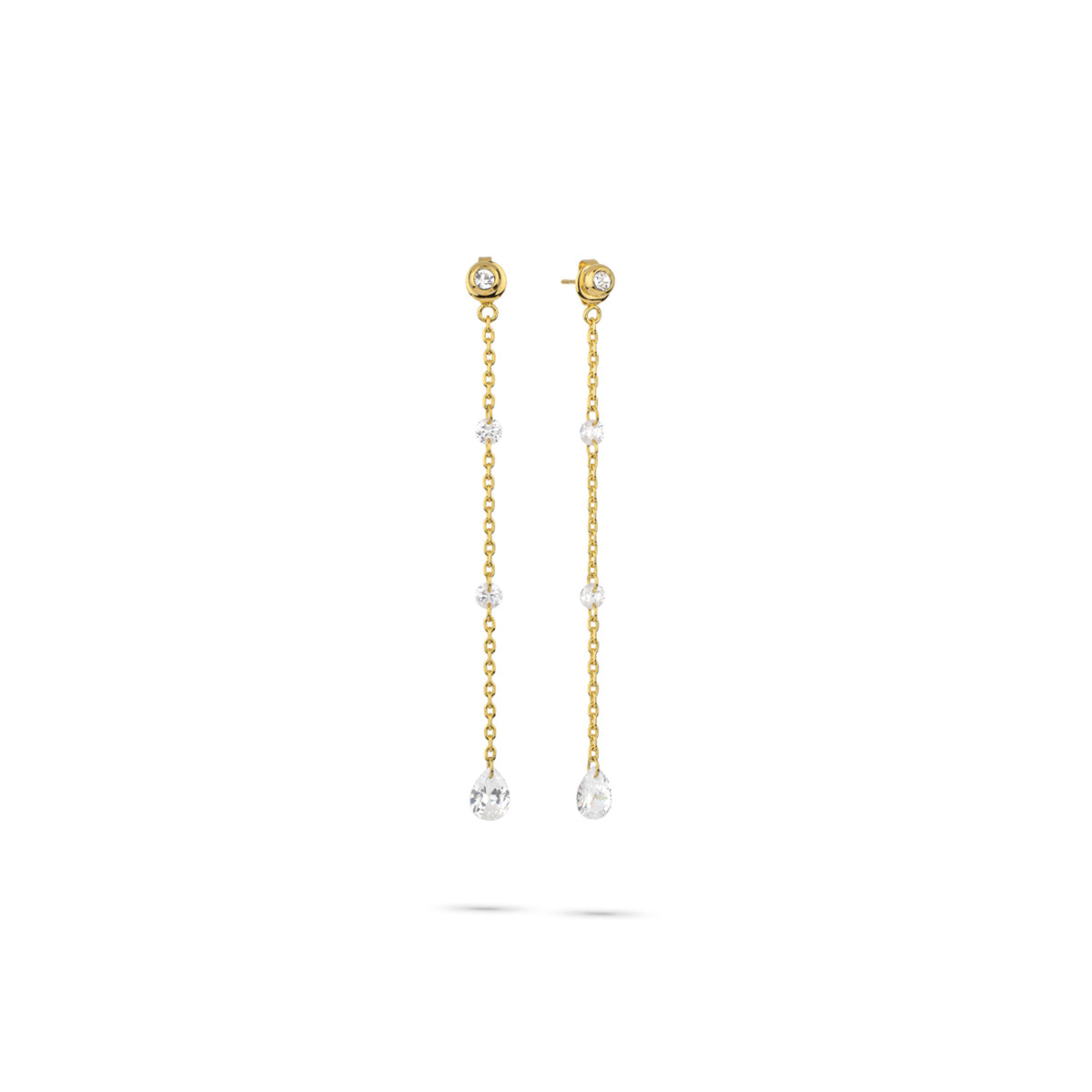 Radiant Pair Of Earrings Radiant, Steel