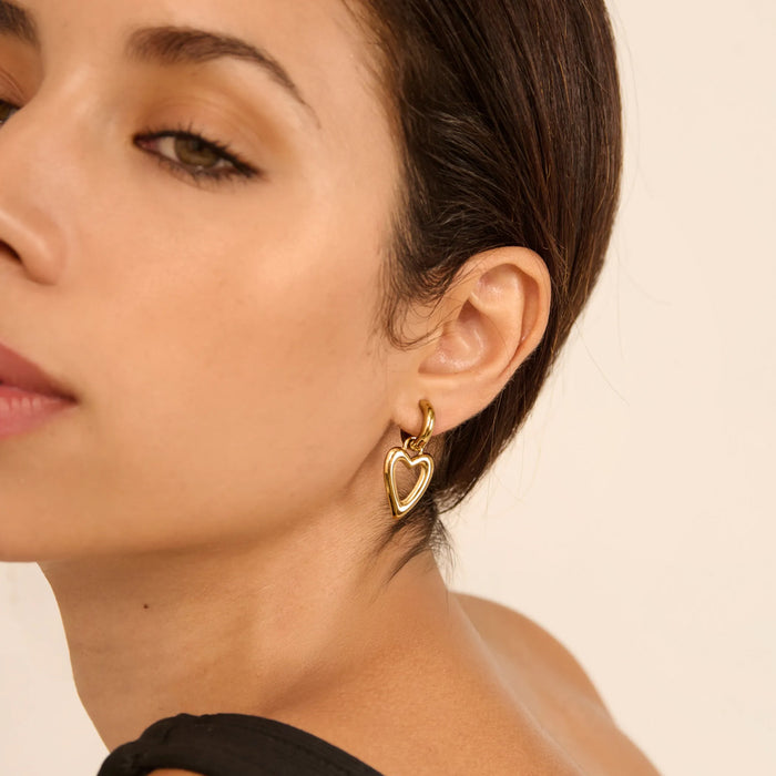 Radiant Pair Of Earrings Radiant, Steel