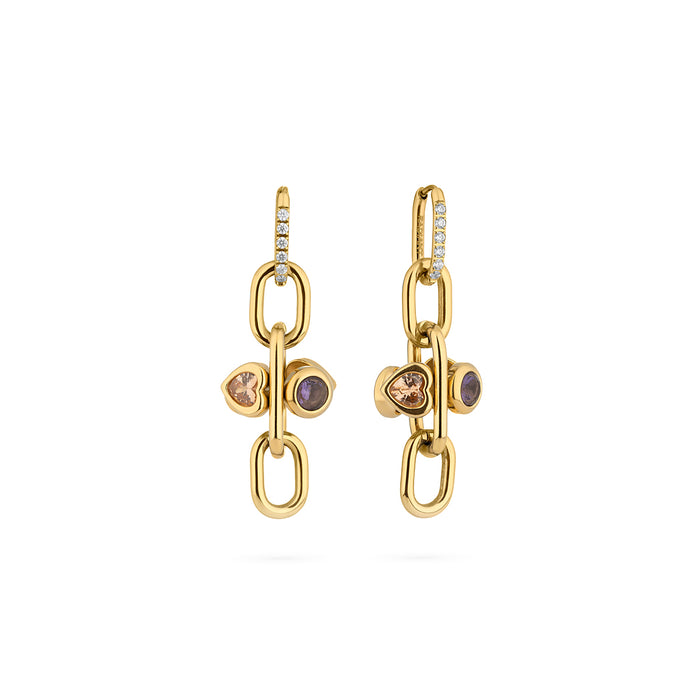 Radiant Pair Of Earrings Radiant, Steel