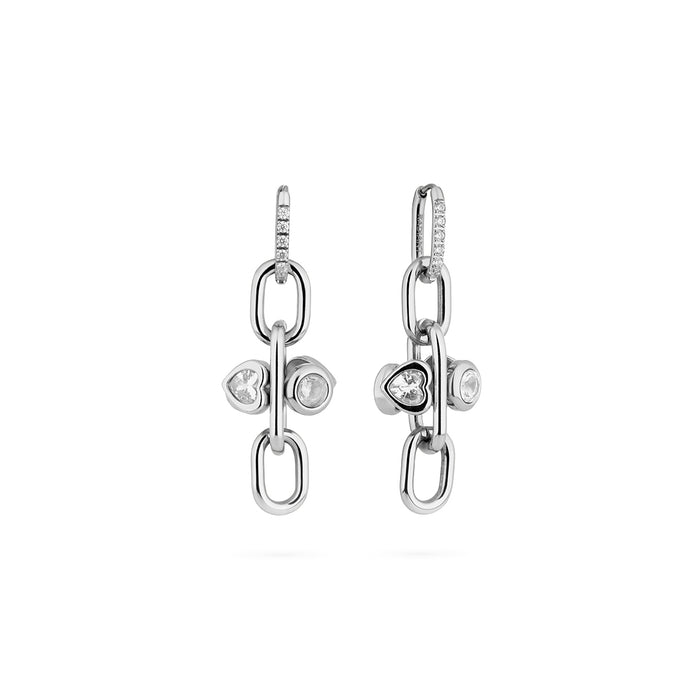 Radiant Pair Of Earrings Radiant, Steel