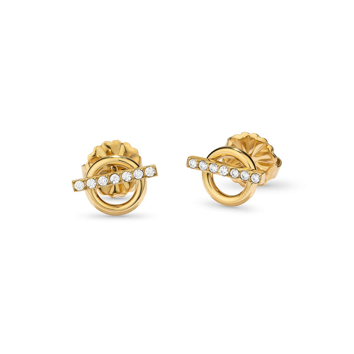 Radiant Pair Of Earrings Radiant, Steel