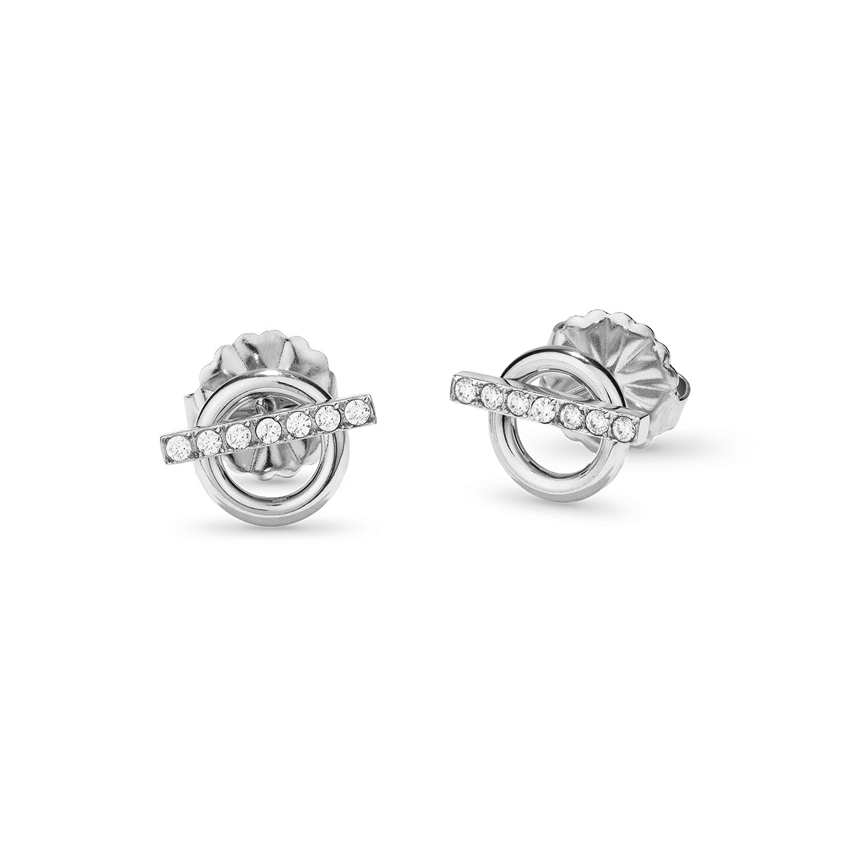 Radiant Pair Of Earrings Radiant, Steel