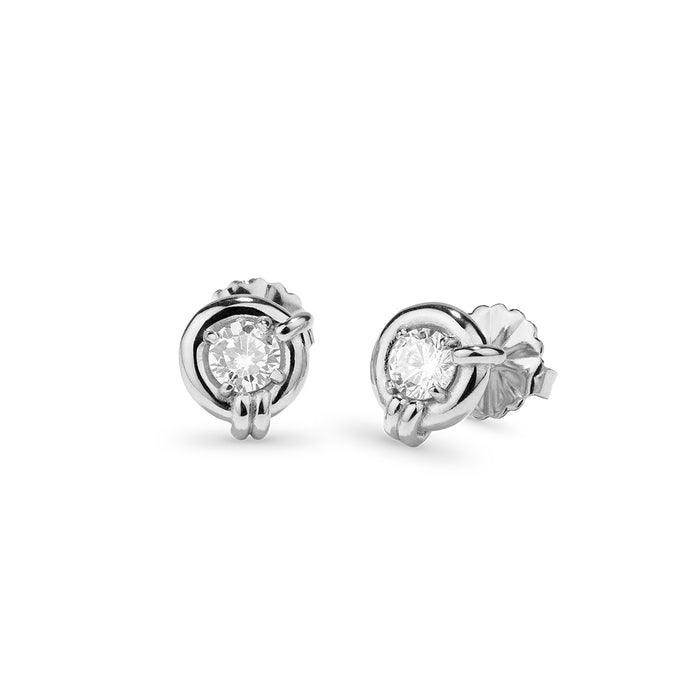 Radiant Pair Of Earrings Radiant, Steel
