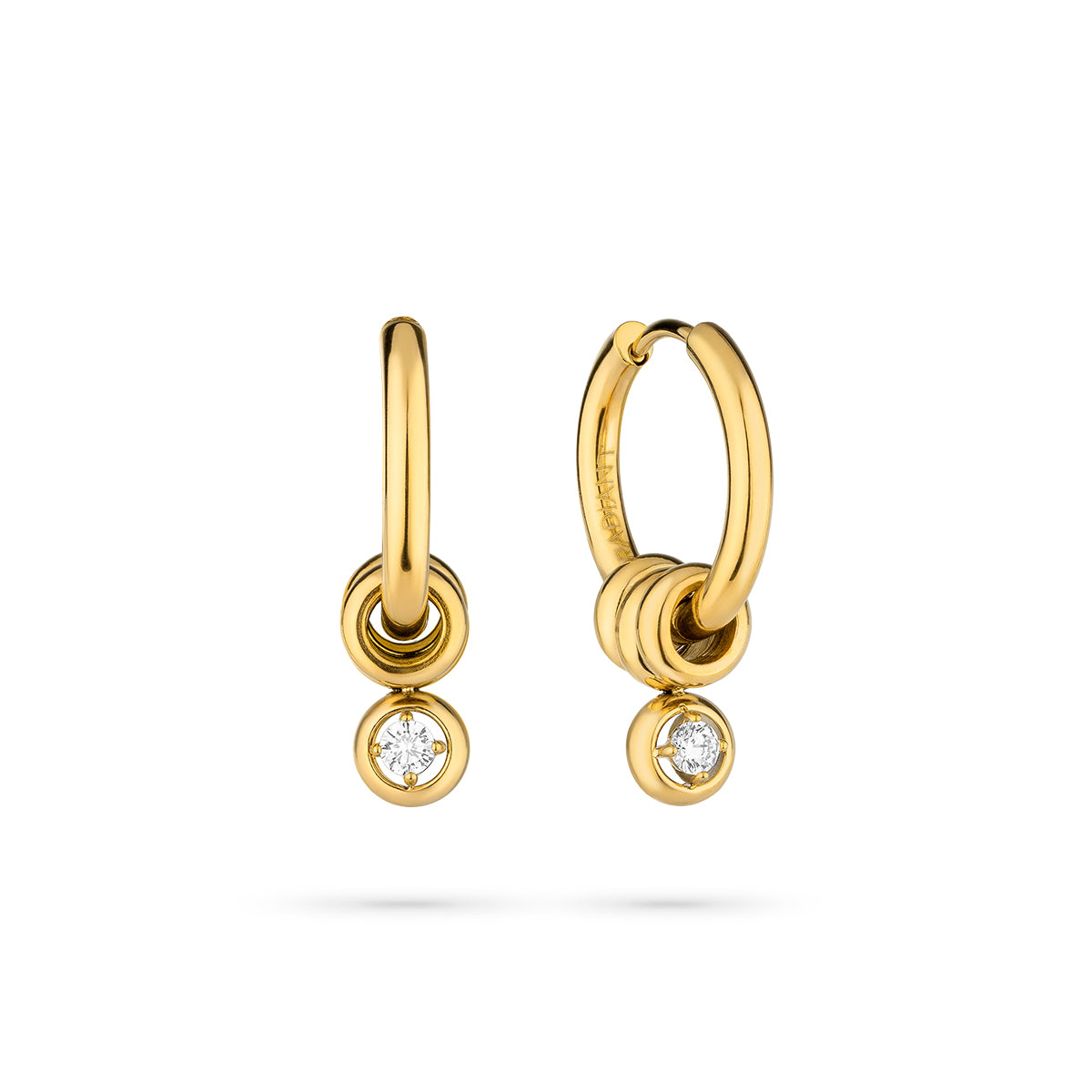Radiant Pair Of Earrings Radiant, Steel