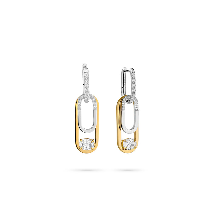 Radiant Pair Of Earrings Radiant, Steel