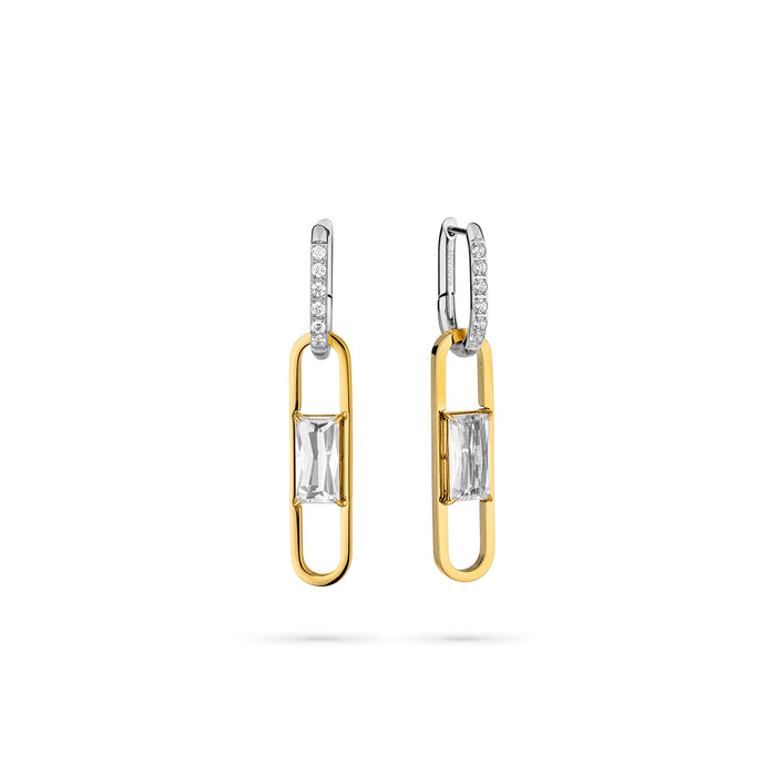 Radiant Pair Of Earrings Radiant, Steel
