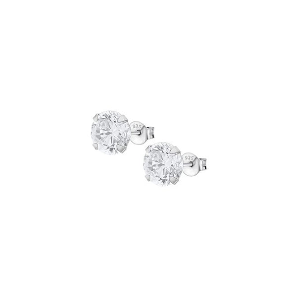 Lotus Silver Pair Of Earrings Lotus Silver, 925 Silver