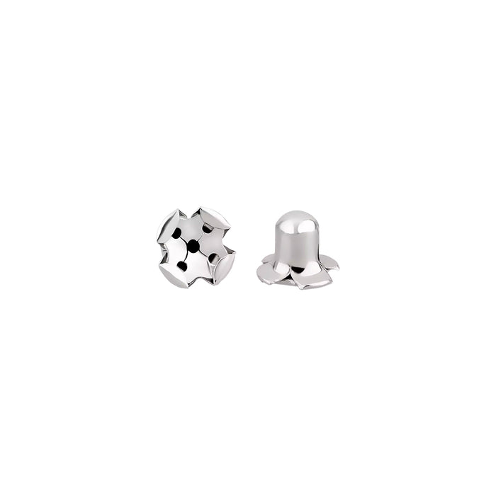 Lotus Silver Pair Of Earrings Lotus Silver, 925 Silver