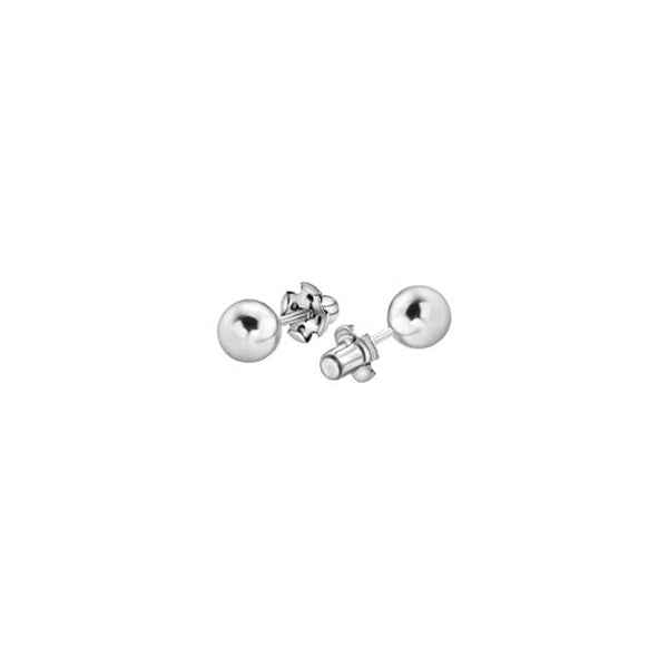 Lotus Silver Pair Of Earrings Lotus Silver, 925 Silver
