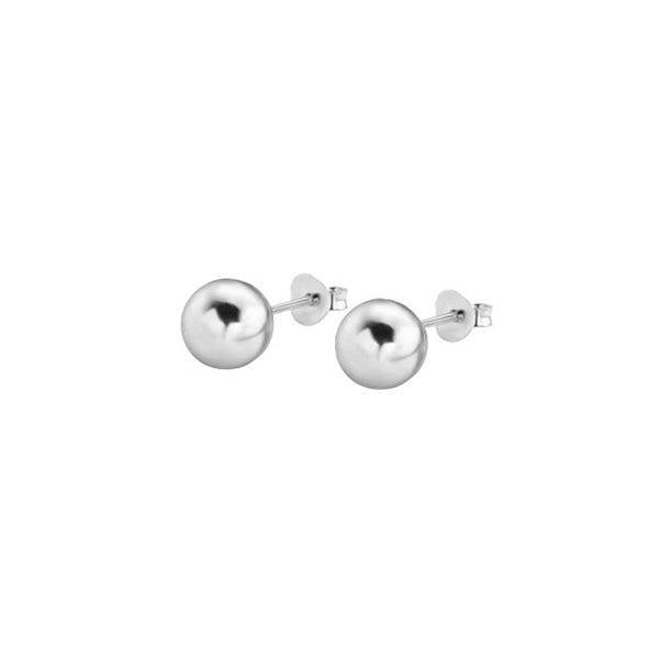 Lotus Silver Pair Of Earrings Lotus Silver, 925 Silver