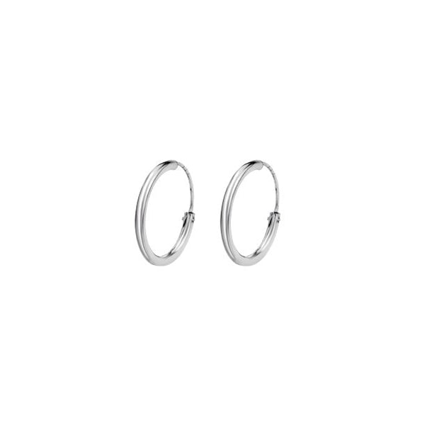 Lotus Silver Pair Of Earrings Lotus Silver, 925 Silver