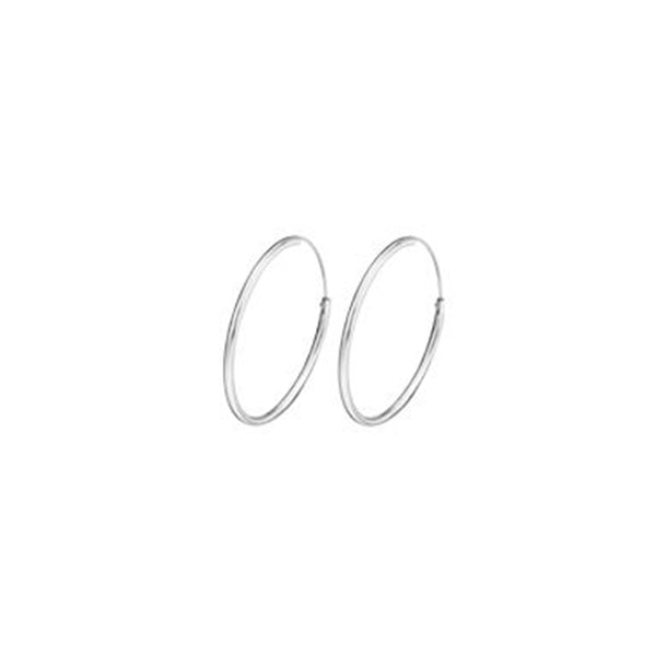 Lotus Silver Pair Of Earrings Lotus Silver, 925 Silver