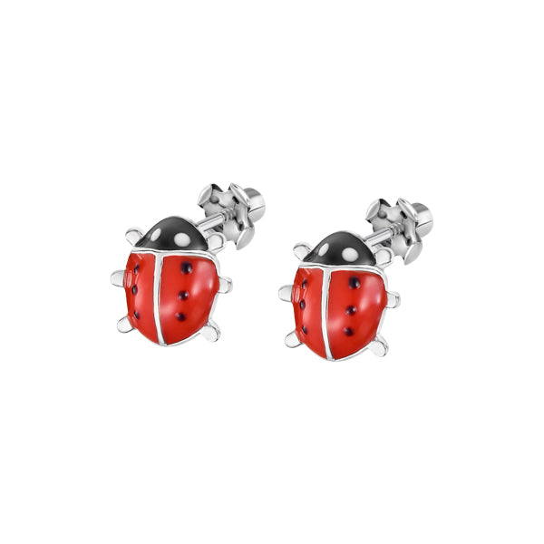 Lotus Silver Pair Of Earrings Lotus Silver, 925 Silver