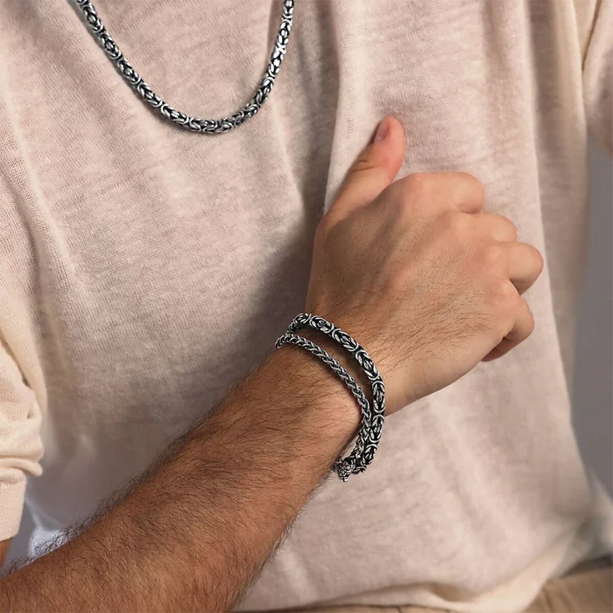 Albert M. Bracelet Albert M., Silver 925